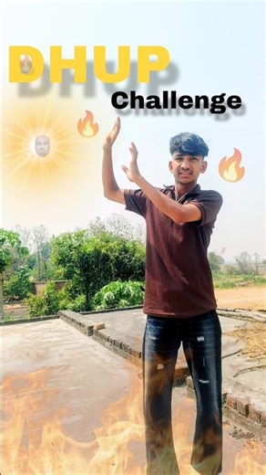 (DHUP CHALLENGE 🥵🔥)1 hours 😱💧 #shortvideo