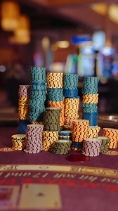 Chips stacked, cocktail ready. ♠️🍸 #HarrahsSoCal #Funner | Harrah's Resort Southern California
