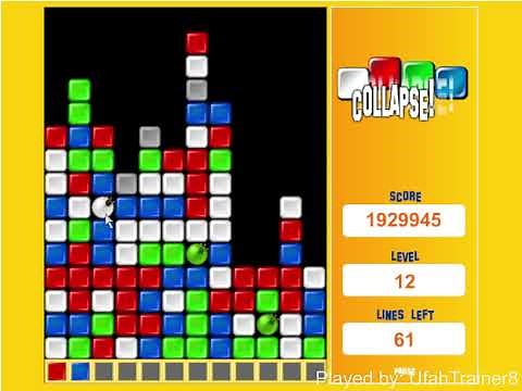 Collapse! (1998) - 25 Minutes Playthrough (Adobe Flash)