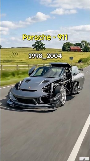The Epic Evolution of the Porsche 911 (All Models Visualized)#shorts #automobile #fast #cartok