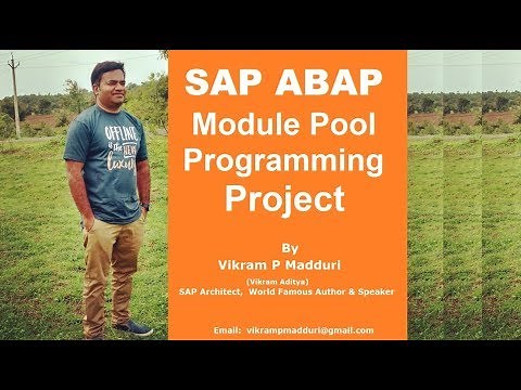SAP ABAP Module pool Project