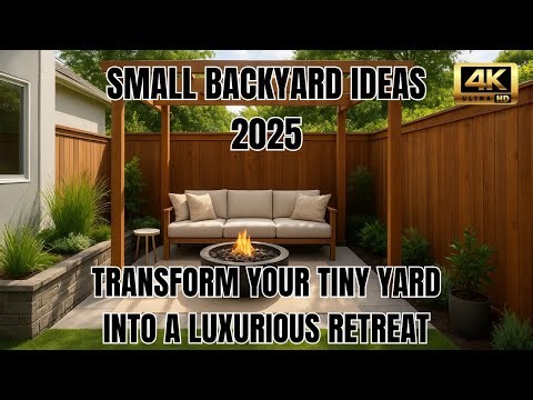 🎯 “Small Backyard Ideas 2025: Transform Your Tiny Yard into a Luxurious Retreat”