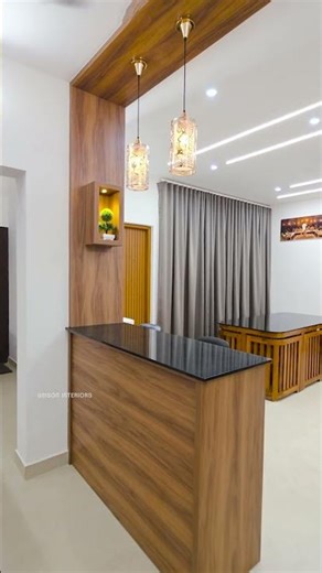 സ്റ്റൈലിഷ് ഇന്റീരിയർ, സമ്പൂർണ്ണ സൗകര്യം #modularkitchen #homedesign #keralainteriors #homedecor