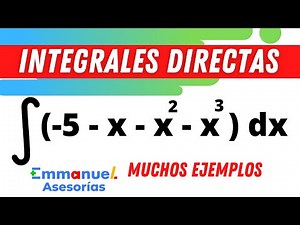 INTEGRAL CALCULUS. Direct Integral Exercises by Formula (step by step) #mathematics
