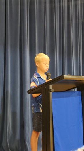 Throughout Term 3, students at Bohlevale have been working hard to compose and present a persuasive speech. Today, Mason and Japman were brave enough to present their speech at assembly! | Bohlevale State School