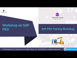 SAP PEO Training & Workshop 2025 | SAP Production Engineering & Operations | SAP DMC Tutorial
