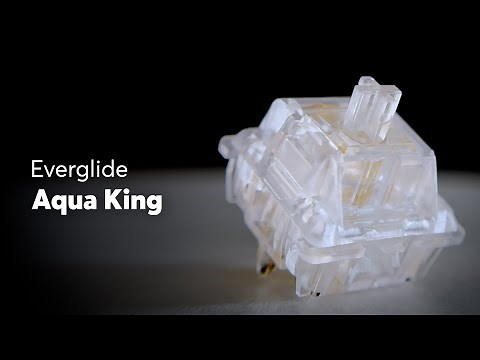 Everglide Aqua King Sound Test with GMK, MT3 and SA Keycaps | Smooth!