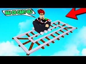Ne plimbam cu un CART in jurul NIMICULUI! Roblox Cart Ride Around Nothing