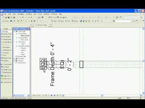 Easy Revit (2009) -10.1 -Create Curtainwall Door