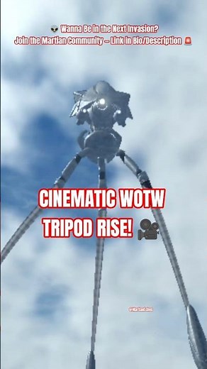 CINEMATIC WAR OF THE WORLDS TRIPOD RISE! 🎥 (WOTW GAME!) #WarOfTheWorlds #Tripods #wotw #alien #scifi