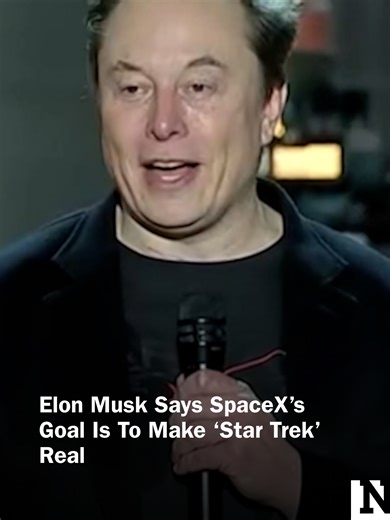 Elon Musk, joined by Pete Hegseth at the SpaceX facility, said the company’s goal is to make “Star Trek” real, with large spaceships carrying people to other planets and distant star systems. #ElonMusk #news #newsweek