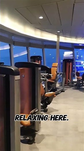 Cruise Ship Gym Turned Into a Movie Scene #cruise #cruisetour #cruiselife