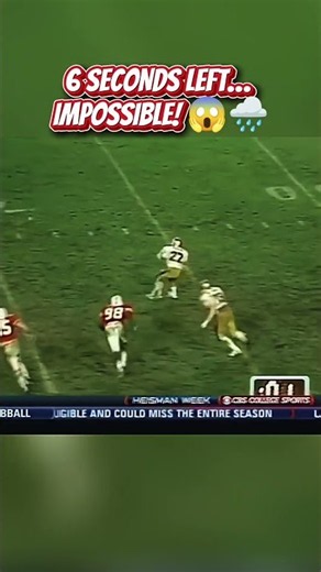 😱 6 SECONDS LEFT… THEN DOUG FLUTIE MADE HISTORY! 🤯🔥#nfl #shorts#football#sports