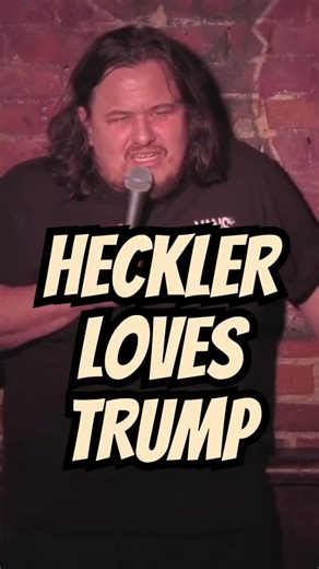 Shane Torres on Instagram: "This heckler loved Trump enough to interrupt the whole show to talk about it."