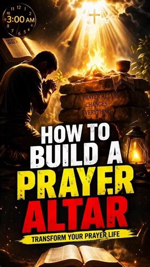 How to build a Prayer Altar