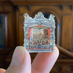 106 reactions · 3 comments | 1:12 scale toy theater from our private collection. Full size versions were often printed on paperboard and sold in kits at the concession stands at opera houses and vaudeville theaters in mid 19th and early 20th century. | D. Thomas Miniatures | Facebook