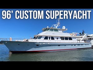 Touring a 96' Custom Ray Hunt SuperYacht