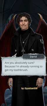 Romance w/ David_Heaven's Secret 3 ___mobile game app #gaming #animation #shorts