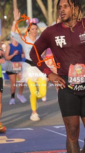Meechie | Dopey challenge day 3 half marathon was electric! Took a trip through magic kingdom . Full marathon tomorrow to complete the Dopey/Goofy... | Instagram