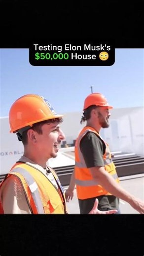 Testing Elon's $50,000 house durability @BOXABL #elonmusk