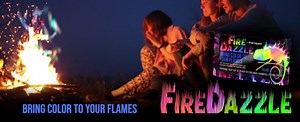 Fire Dazzle Fire Color Changing Packets for Fire Pit - 12 Pack Color Packets, Flame Changer for Fire Pit and Campfires - Camping Games Accessories for Kids and Adults