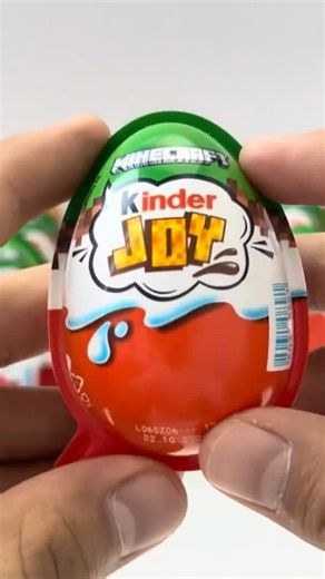 ASMR Kinder Joy Minecraft