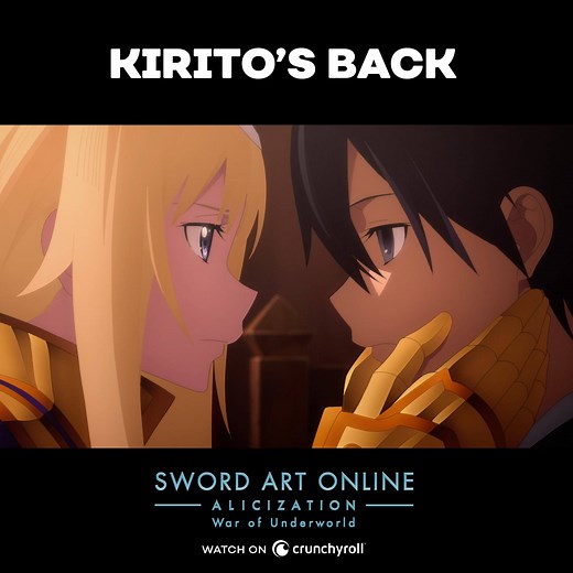 9.5K reactions · 6K shares | Sword Art Online: Alicization returns to Crunchyroll this fall! ⚔️ | Crunchyroll | Facebook