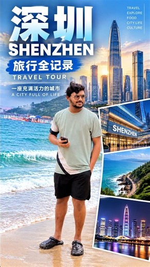 Exploring Shenzhen Part-1.Didn’t Know It Could Be This Beautiful!#fyp #youtubeshorts #Shenzhen