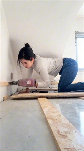 Board ceiling decoration construction 🦺 #ceilinginstallation