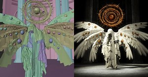 Epic Elden Ring-Style 3D Angelic Figure Made In Blender