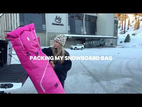 Skiing Packing with Gonex Skiing Bag in Winter