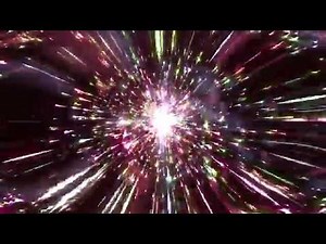 4K Time Traveling Warp Wormhole 🌟 Colorful Moving Background #AAVFX