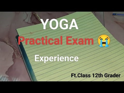 YOGA Practical Exam 😭 Experience || Cbse Class 12