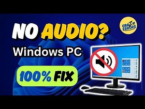 No Sound on Windows 11/10 PC? FIX it NOW | Full Ultimate Guide (2025)