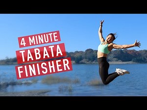 4 Minute | TABATA HIIT | INTENSE WORKOUT FINISHER (w/coach_fitmomma)