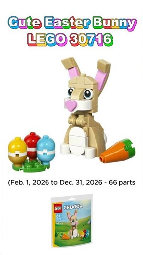🧱📖 Can I build this Easter Bunny correctly? lego #legoinstructions #shorts