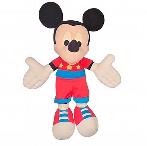 Mickey Mouse Talking Plush Toy 30” Tested Working, Vintage Rare