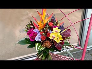 Summer Tropical Wedding Bouquet