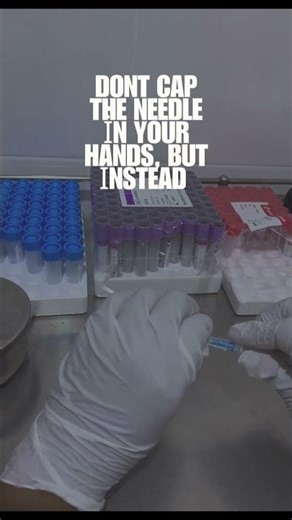 How To Properly Cap a Needle#syringe #needles