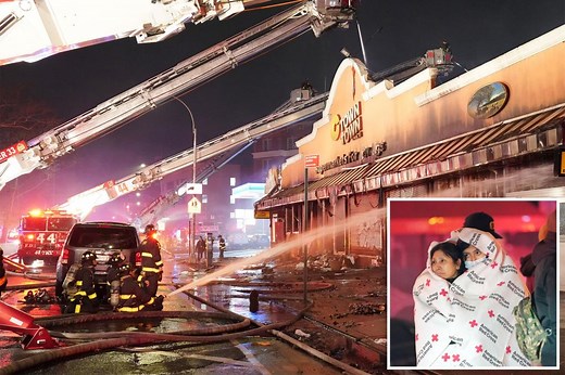 Major fire in the Bronx guts C-Town as FDNY struggles to put out blaze