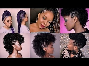 Mohawk Hairstyles For Black Women With Braids