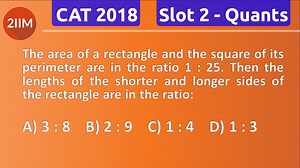 CAT 2018 | Slot 2 | Quantitative Aptitude | Geometry - Mensuration | 2IIM CAT Coaching