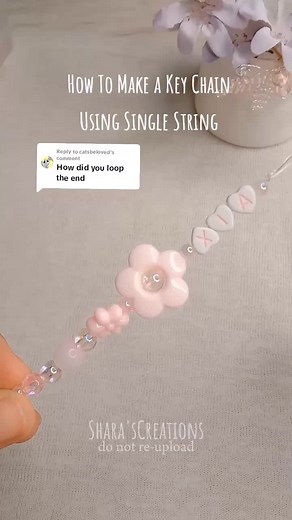 DIY Keychain Tutorial Using Single String