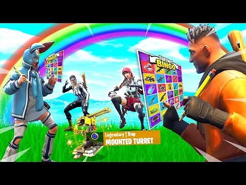 FORTNITE 2v2 RAINBOW BATTLE BINGO CHALLENGE!