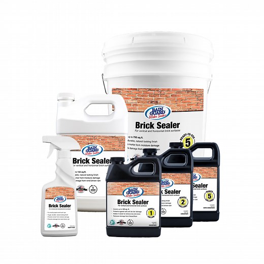 Water-Based Brick Sealer & Water Repellent - Natural Finish