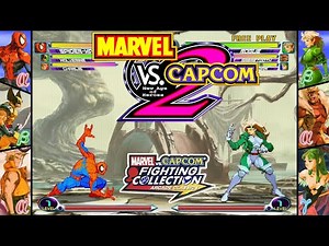 Marvel vs Capcom 2 - Arcade Playthrough [Marvel vs Capcom Fighting Collection]