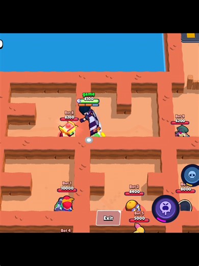 Maze rooms to fight alone Supercell viral video #supercell #brawler #brawlstarstiktokgaming #brawl #stars