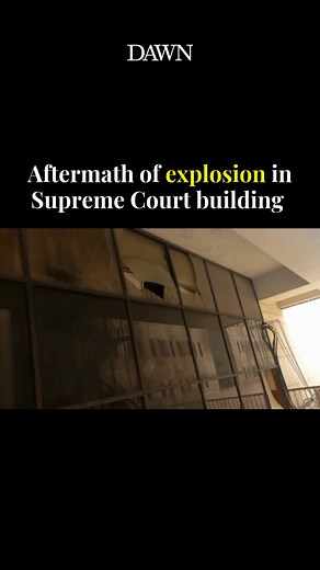 A gas explosion took place at the Supreme Court building in Islamabad on Tuesday, according to local media. The media has reported multiple casualties in the incident, but there are no reports of any fatalities. Media reports initially said the explosion was caused by a gas cylinder and later linked it to an air conditioner. In multiple videos received by Dawn following the incident, the damaged interior of parts of the SC building is visible with blood stains on the floor. One of Dawn‘s court c