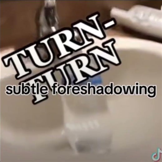 More subtle foreshadowing