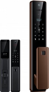 [Hot Item] Full-Automatic Fingerprint Recognition Lock 3D Face Automatic Intelligent Lock Custom